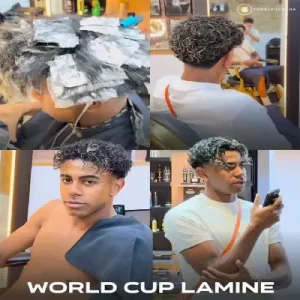 Yamal dyed her hair to participate in the World Cup avatar